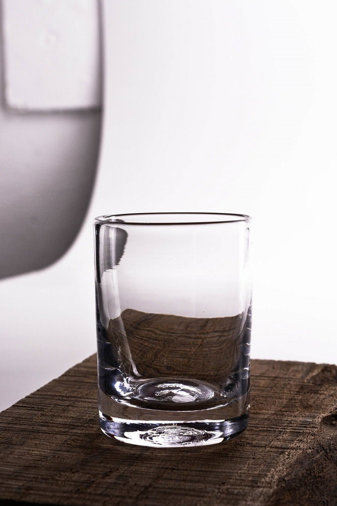 Handmade Clear Glass Round Jug, Jerpoint Glass Studio